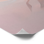 Spring Hazy Pastel Petal Wildblume Florals by Ava Poster (Ecke)