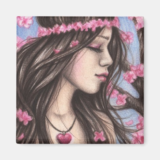 Spring Heart Magnet (Vorne)