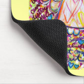 Spring Hearts Angel Mousepad (Ecke)