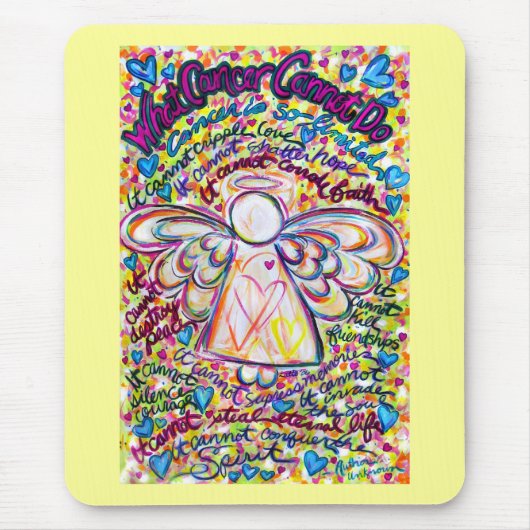 Spring Hearts Angel Mousepad (Vorne)