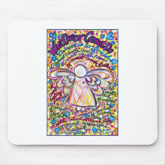 Spring Hearts Angel Mousepad (Vorne)