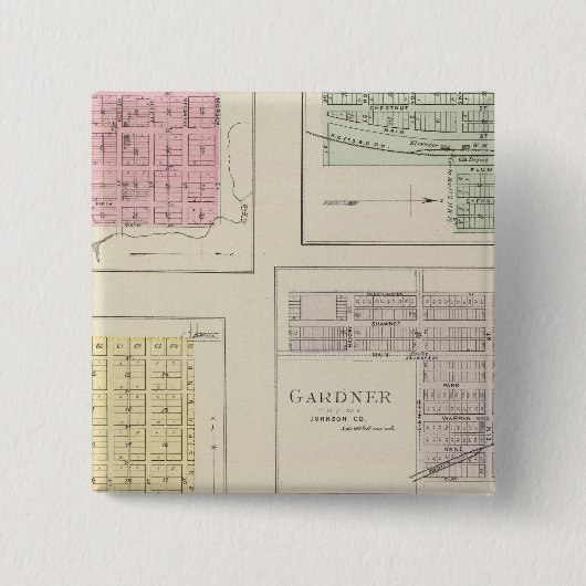 Spring Hill, Edgerton, Ocheltree, Gardner, Kansas Button (Vorderseite)