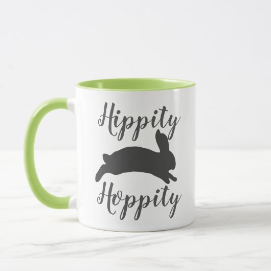 Spring Hippity Hoppity Bunny Tasse (Links)