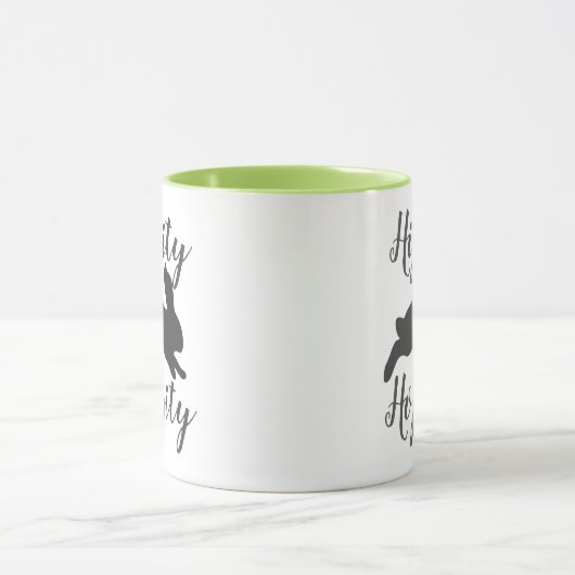 Spring Hippity Hoppity Bunny Tasse (Zentrum)