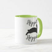 Spring Hippity Hoppity Bunny Tasse (VorderseiteRechts)