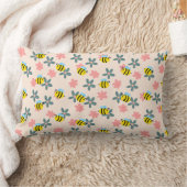Spring Honey Bee Throw Kissen (Decke)