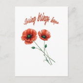 "Spring Hope Postcard" Postkarte (Vorderseite)