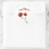 "Spring Hope Sticker" Runder Aufkleber (Tasche)