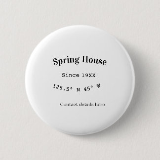 Spring house ets. Date year custom coordinates add Button