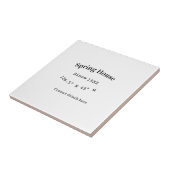 Spring house ets. Date year custom coordinates add Fliese (Seite)