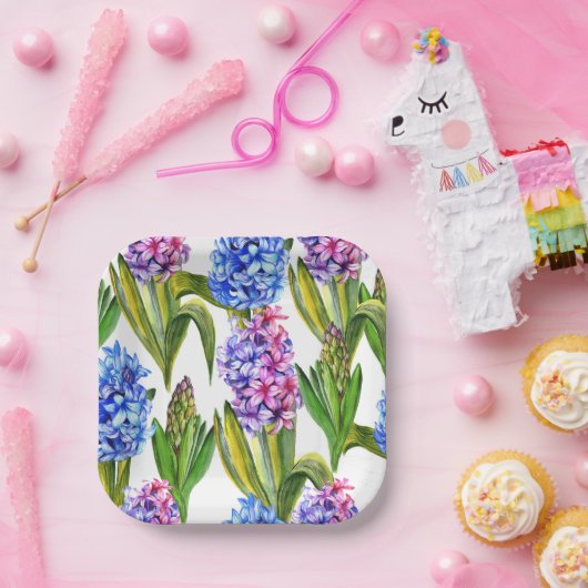 Spring Hyacinth Pappteller (Party)