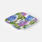 Spring Hyacinth Pappteller (Gewinkelt)