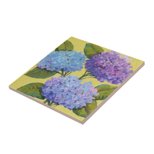 Spring Hydrangeas I Fliese (Seite)