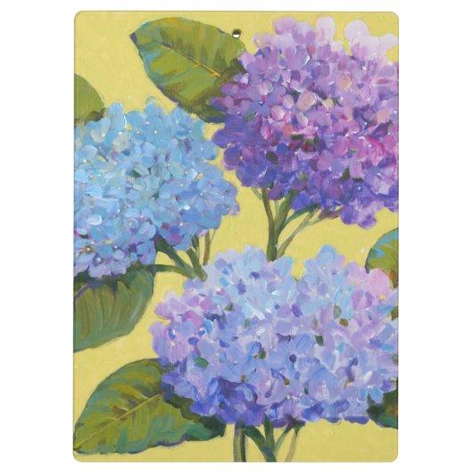 Spring Hydrangeas I Klemmbrett (Rückseite)
