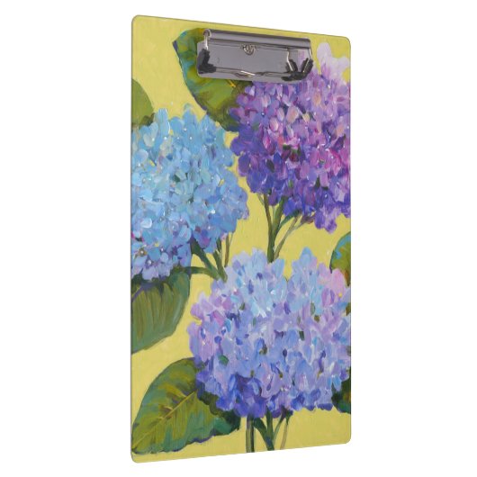 Spring Hydrangeas I Klemmbrett (Rechts)