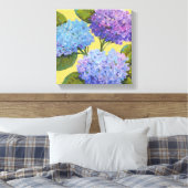Spring Hydrangeas I Leinwanddruck (Insitu (Schlafzimmer))