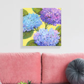 Spring Hydrangeas I Leinwanddruck (Insitu (Wohnzimmer))