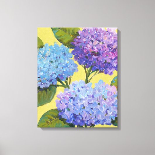 Spring Hydrangeas I Leinwanddruck (Vorderseite)