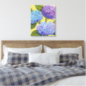Spring Hydrangeas I Leinwanddruck (Insitu (Schlafzimmer))