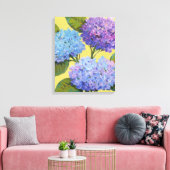 Spring Hydrangeas I Leinwanddruck (Insitu (Wohnzimmer))