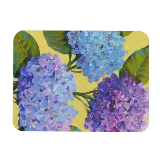 Spring Hydrangeas I Magnet (Horizontal)