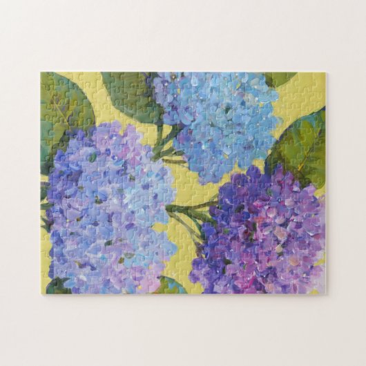 Spring Hydrangeas I Puzzle (Horizontal)