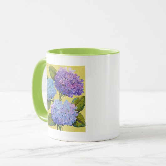 Spring Hydrangeas I Tasse (Vorderseite Links)