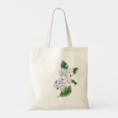 Spring HYRDANGEA mit Buchstaben anpassbar Tragetasche (Rückseite)