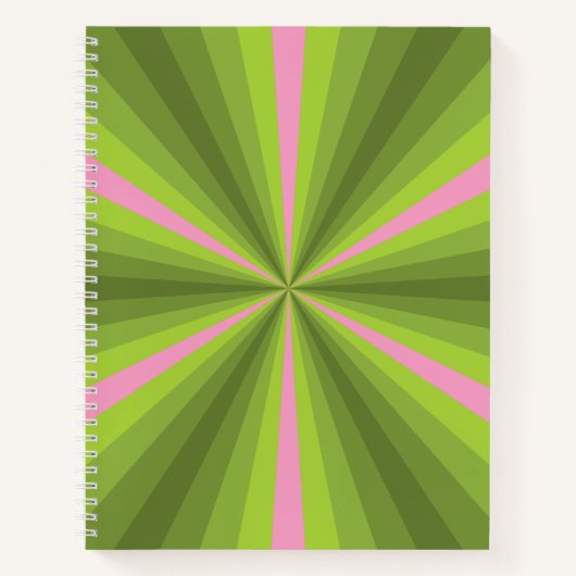 Spring Illusion Spirale Notebook Notizbuch (Vorderseite)