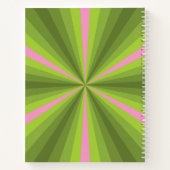 Spring Illusion Spirale Notebook Notizbuch (Rückseite)