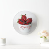 spring in a cup große wanduhr (Zuhause)