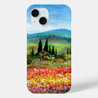 SPRING IN DER TUSKANISCHEN LANDSCHAFT Farbenfrohe Case-Mate iPhone Hülle