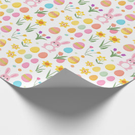 Spring in Joy! Osterhase und trockenes Wrapping Geschenkpapier