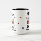 Spring in Reading Brenda K Davies Books Tasse (Zentrum)