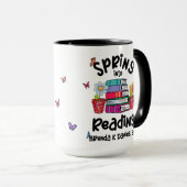 Spring in Reading Brenda K Davies Books Tasse (VorderseiteRechts)