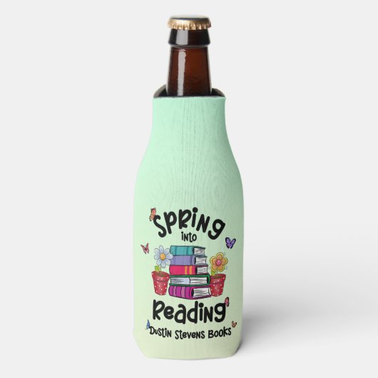 Spring in Reading Dustin Stevens Books Flaschenkühler (Flaschenvorderseite)