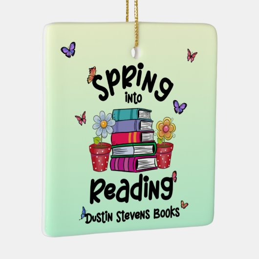 Spring in Reading Dustin Stevens Books Keramikornament (Rechts)