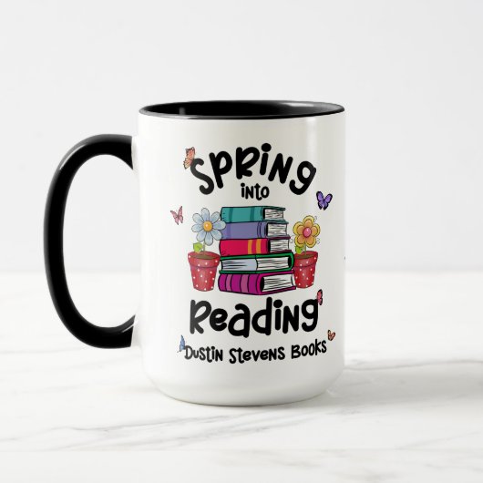 Spring in Reading Dustin Stevens Books Tasse (Links)
