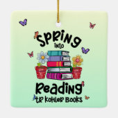 Spring in Reading TR Kohler Bücher Keramikornament (Rückseite)