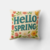 Spring Into Comfort - "Hello Spring" - Dekorative Kissen (Rückseite)