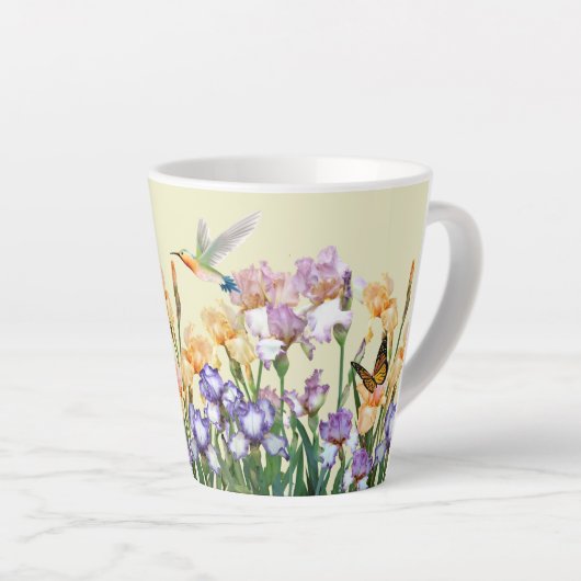 Spring Ire Hummingbird und Butterfly Garden Milchtasse (Rechte Ecke)