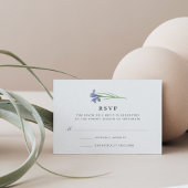 Spring Iris | Watercolor Floral Wedding RSVP