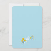 Spring Is Here Einladung (Rückseite)