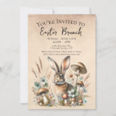 Spring Jack Rabbit Einladung (Vorderseite)