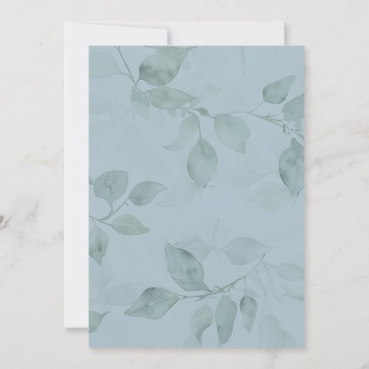 Spring Jack Rabbit Einladung (Rückseite)