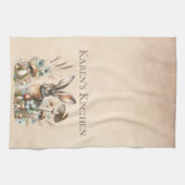 Spring Jack Rabbit Geschirrtuch (Horizontal)