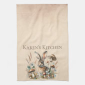 Spring Jack Rabbit Geschirrtuch (Vertikal)