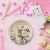 Spring Jack Rabbit Pappteller (Party)