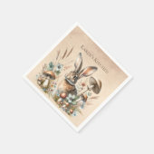 Spring Jack Rabbit Serviette (Ecke)