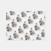 Spring Jackalope Fleecedecke (Vorderseite (Horizontal))